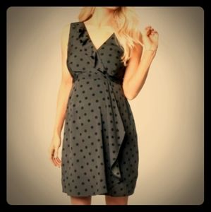 Polka dot maternity dress